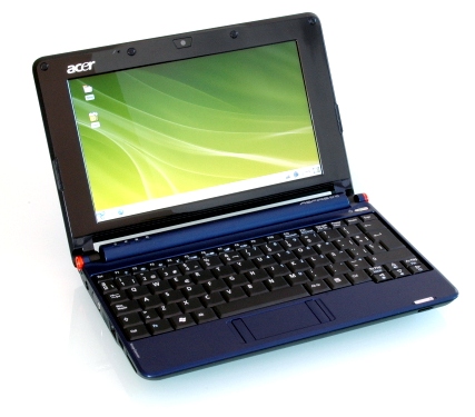 Trisquel running in a netbook